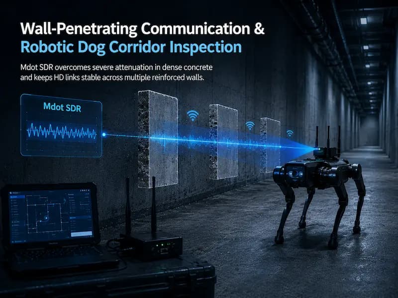 Wall-Penetrating Robot Inspection